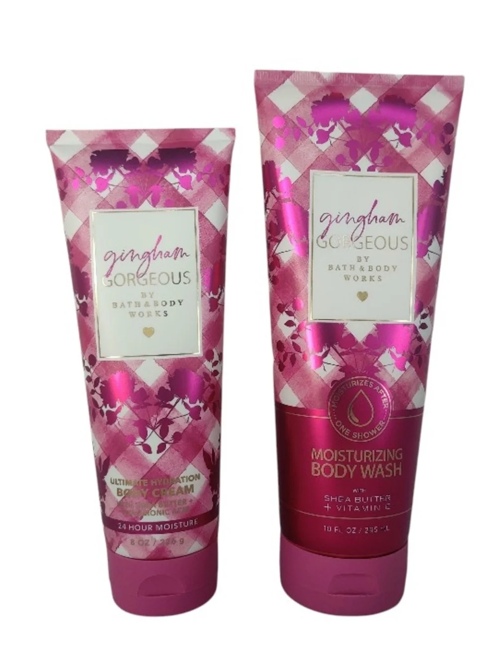 B&BW Gingham Gorgeous Moisturizing Body Wash & Ultimate Hydration Body Cream